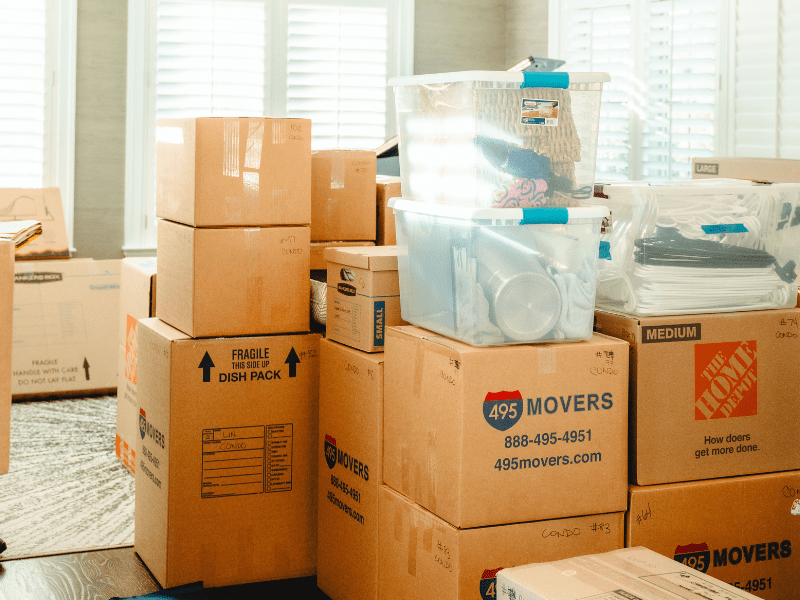Moving boxes